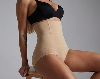 High Waist Tummy Control Shapewear | Seamless Body Shaper Shorts | Booty lifting shorts
