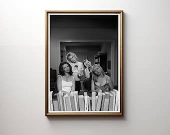 Póster de SATC / Póster en blanco y negro / Póster retro / Arte mural / Descarga digital