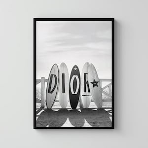 Surfboard Poster | Designer Poster | Wall Art | Digital Download