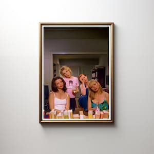 Póster vintage de SATC / Arte mural de moda retro / Decoración de pared / Descarga digital