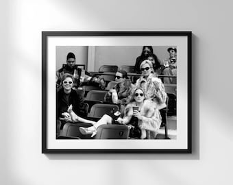 Póster vintage de SATC / Póster de chicas / Arte mural de moda / Descarga digital