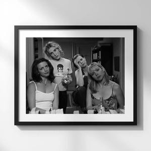 SATC Poster | Black and White Poster | Retro Poster | Wall Art | Horizontal Wall Art | Digital Download