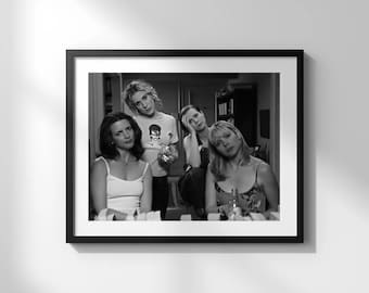 Póster de SATC / Póster en blanco y negro / Póster retro / Arte mural / Arte mural horizontal / Descarga digital