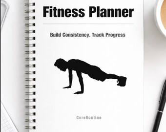 Workout-Planer PDF | Fortschritts-Tracker | Sofort Download