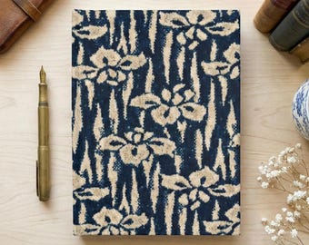 Japanese Kimono Pattern Journal,Reproduction Prints Of Authentic Meiji-Era Kimono Patterns,Vintage-Style Journal With Floral Designs