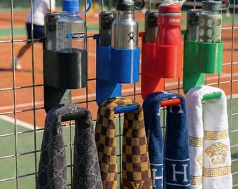 Organizador de vallas deportivas STL / Portabotellas para fútbol, tenis y pádel