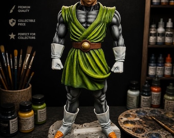 Hand Painted Son GoHaN Inspired Resin Statue – 34 cm Anime Fan Art Collectible Dragon Ball Figure