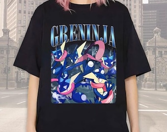 Greninja Pokeball Vintage Homage Shirt, Pokeball Bootleg Shirt, Homage Pikachu Shirt, All Characters Pokeball Shirt, Anime Monster Tee