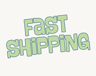 Fast Shipping For 1 Item