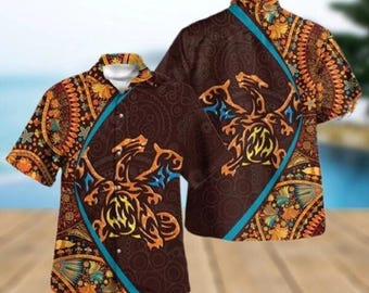 Charizard Pokeball Hawaiian Shirt, Charizard Pikachu Hawaiian Tee, PKM Aloha Beach Shirt, Anime Monster Pokeball Tee, Pokeball Beach Outfit