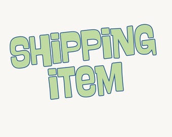 Shipping For 1 Item