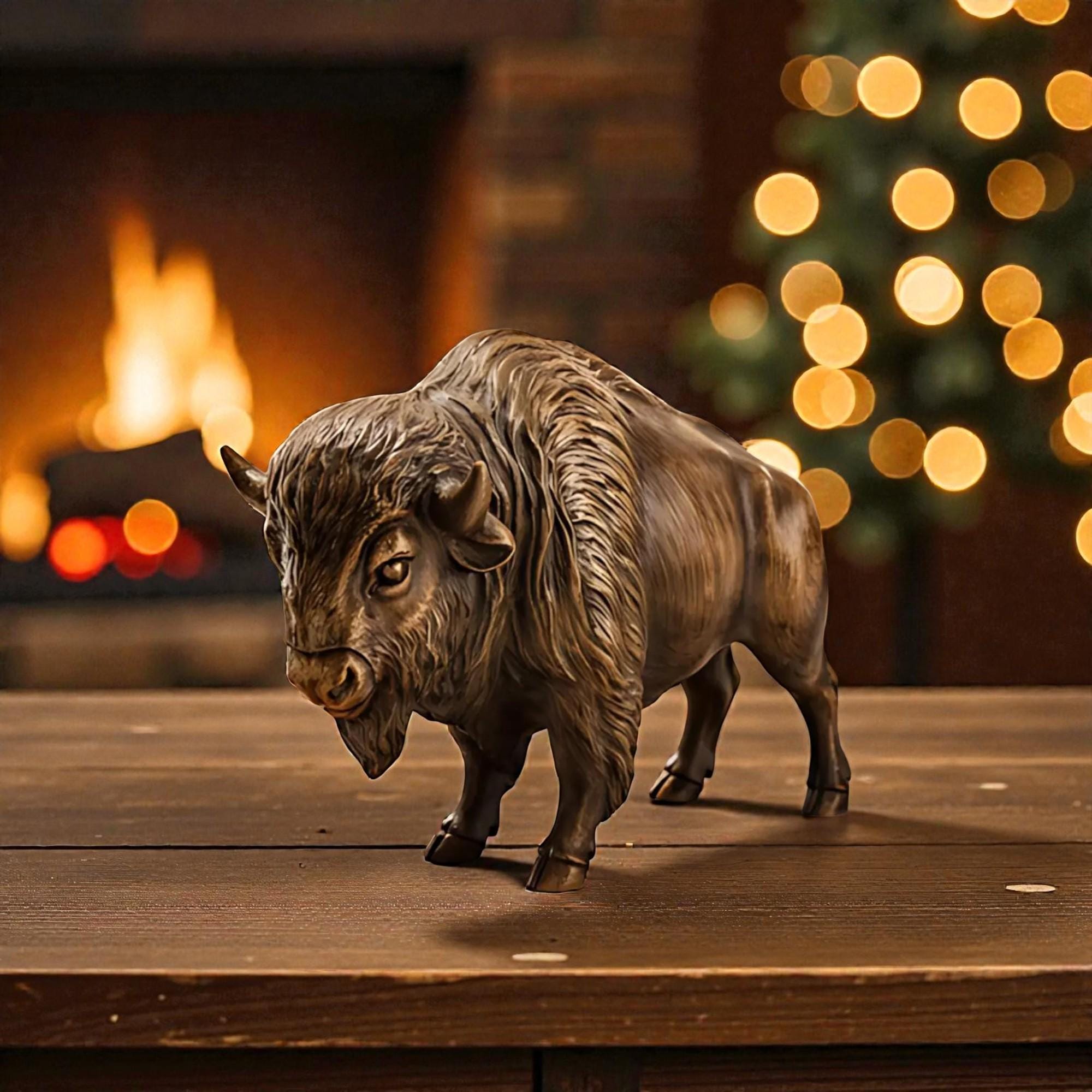 Bison statue - Etsy 日本