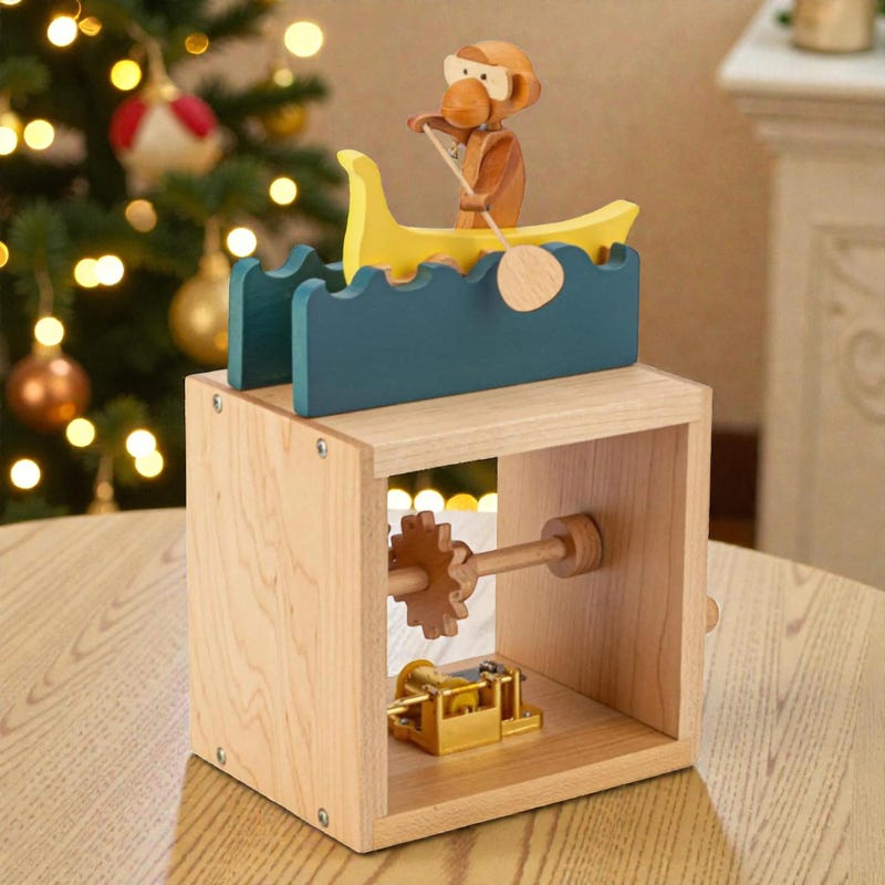 Automaton Box Handmade Wooden Automata - Etsy