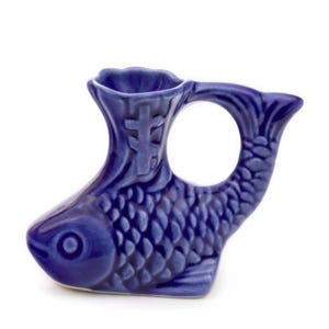 Rysk-ortodox slavisk korsljusstake i keramik | Stående ljusstake i porslin i tidig kristen design