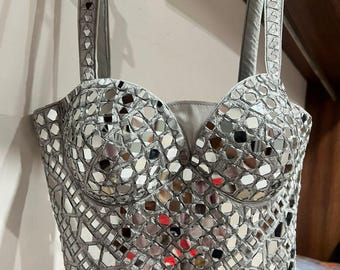Heavy Bead Work Corset Blouse