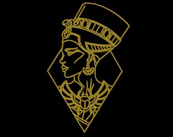 CLEOPATRA EMBROIDERY DESIGN