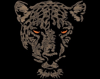 Lioness Embroidery Design