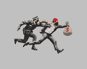 POLICE CHASE embroidery design
