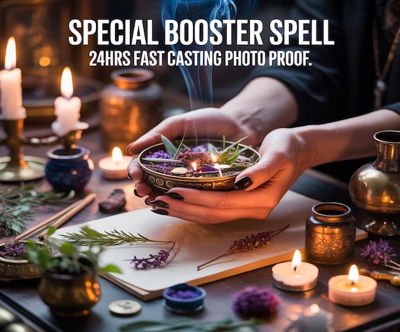 SPECIAL BOOSTER SPELL, energy amplification, manifestation ritual, success magnet, personal empowerment, life alignment