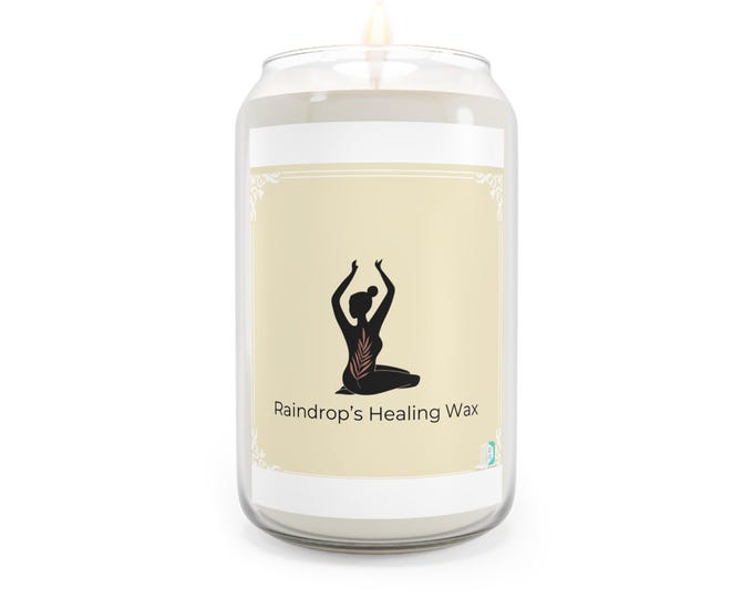 Raindrop Healing Silhouette Soy Candle | 13.75oz