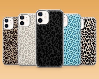 Funda para teléfono con estampado de guepardo, funda con estampado animal para iPhone 17Pro, 16, 15, 14, 13, 12, Samsung S26, S25, S24, S23Fe, A16, A56, Pixel 10, 9Pro