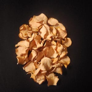 Hand-cut dehydrated sweet potato chips. 100% preservative free dog treats.