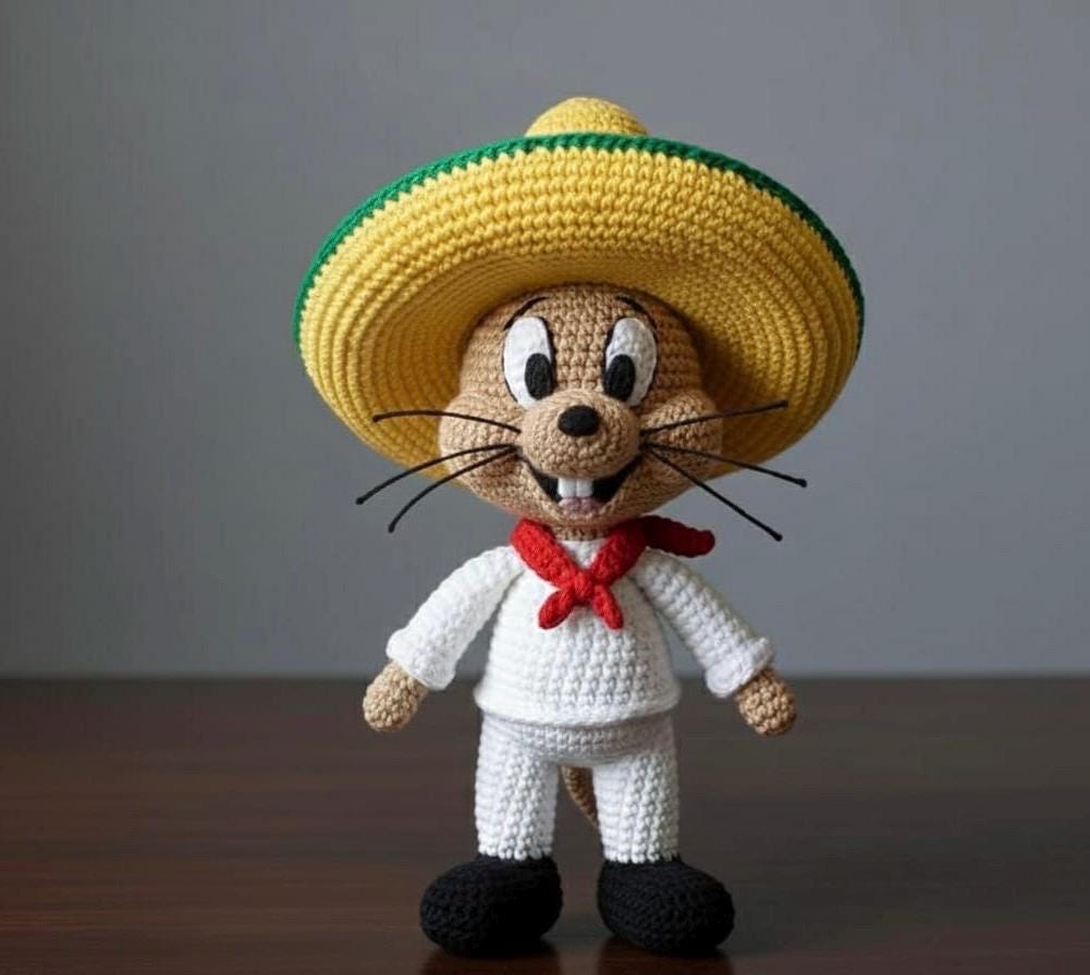 Amigurumi Mouse with Sombrero Pattern