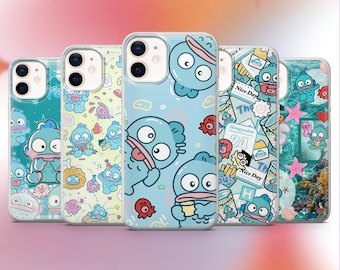 Hangyodon Phone Case Kawaii Anime Cover for iPhone 17e, 17Pro, 16e, 16, 15, 14, 13, 12, Samsung S26, A56, S25, S24, A16, Pixel 10, 10Pro, 9