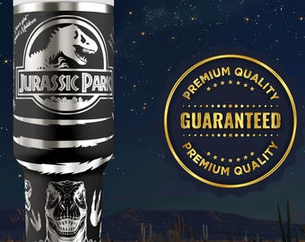 Dinosaurier Tumbler Wrap | T-Rex Lasergravurdatei | Digitaler Download