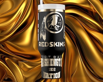 Fan Inspiriert | Washington Football Digitales Design | 40 Unzen Wrap | Laserfertige Datei | SVG PNG JPG