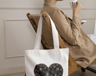 Zombie Heart Tote Bag - Bold Design for Everyday Use Durable Spacious