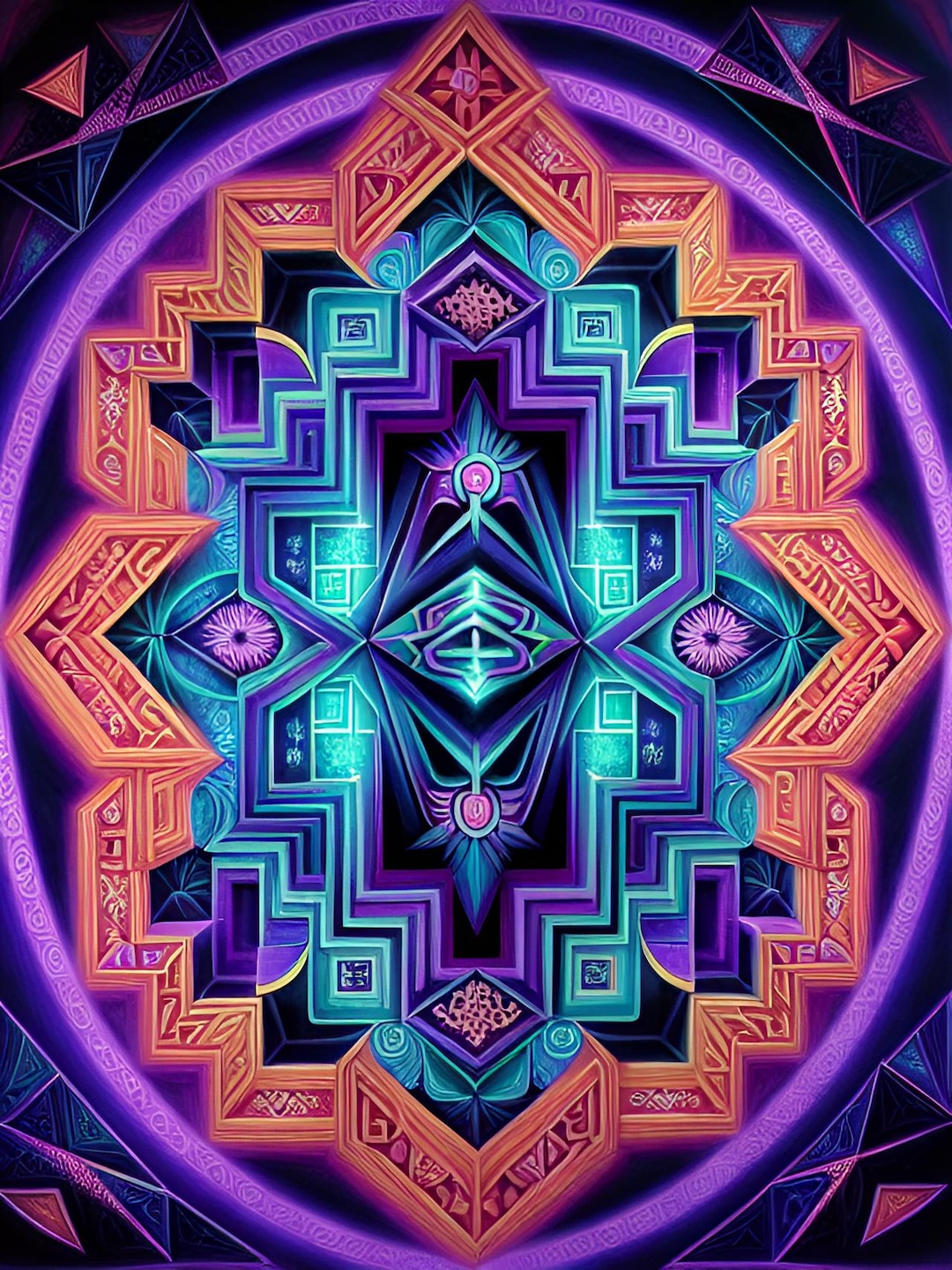 Cosmic Light Language – Field of Trust Modern Frequency Art by Dario ...