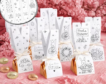 Easter printable "Bunny Bands" | Easter gift Wrap | Easter gift idea | Printable