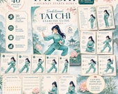 Tai Chi Exercise Guide for Women, Beginner & Advance Fitness Planner for Slim and Weight loss