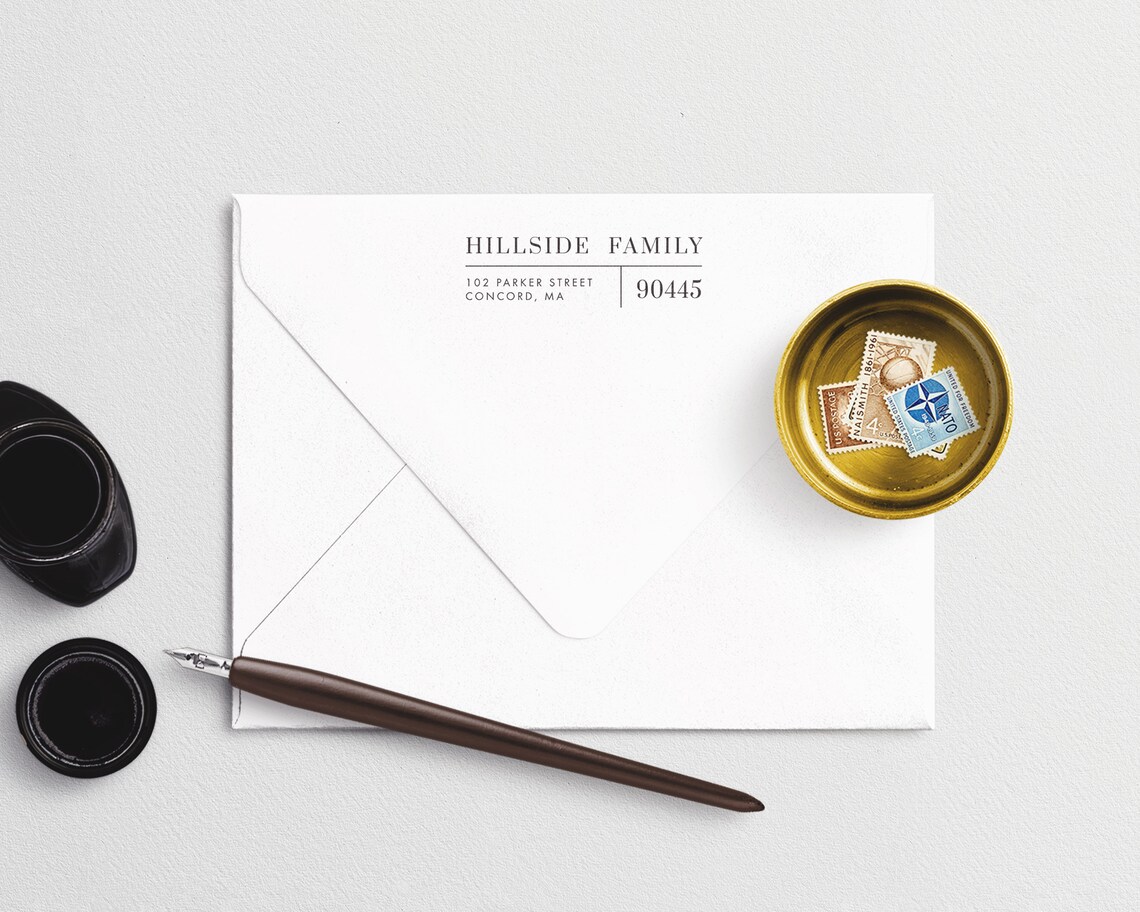 Professional Address Stamp. Personalized Business Stamp. Etsy