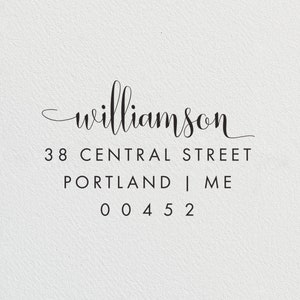 Williamson Return Address Stamp