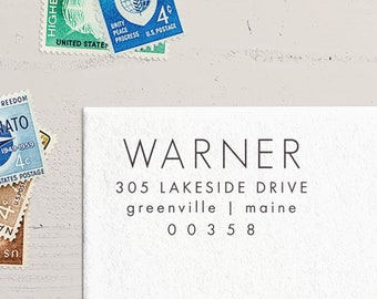 Classic Return Address Stamp. Best Seller! Personalized Self-Inking Stamp. Return Address Stamp. Unique Gift for Couple. Self-Inking Stamp.