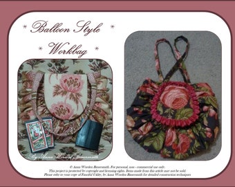 Balloon Style Workbag Directions PDF -  By Anna Worden