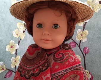 Doll Straw Hat - By Anna Worden