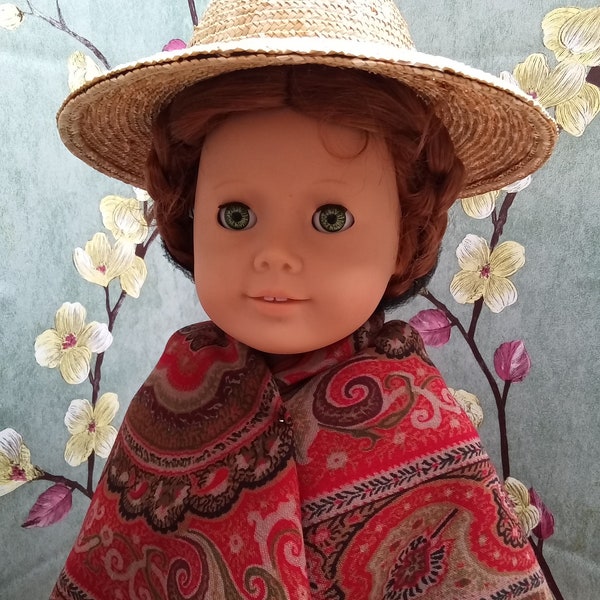 Doll Straw Hat - By Anna Worden