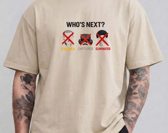 Trump contre T-shirt Iran : Hamenei, Maduro, Esad | « À qui la prochaine ? Graphique de chemise