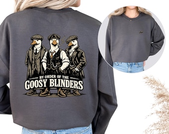 Inspiré de Peaky Blinders : sweatshirt Goosy Blinders | Graphique de la mafia britannique | Sweat à capuche rigolo famille Shelby