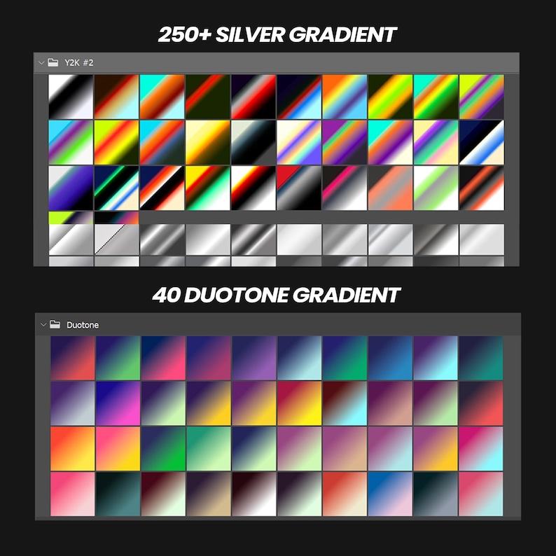 Instant Pay Gradient 650+ High-resolution Photoshop Gradient Presets (.GRD File), Instant ...