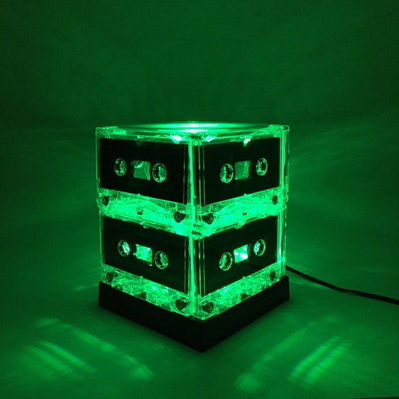 50th Birthday Gift Man Cave Light Cassette Tape Lamp Mood Light 80s 90s Party Retro Il_570xn