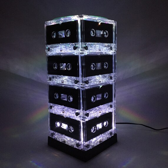 Plug in Mixtape Light WHITE Cassette Tape Lamp Mood Light Music Lover Pop Culture Il_570xn