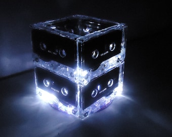 Mixtape Centerpiece Cassette Lighted Wedding Table Centerpiece Lighted Cassette Tape Mixtape Lamp