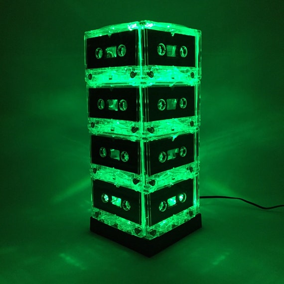 Music Lovers Green Cassette Tape Lamp Mixtape Light Il_570xn
