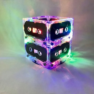 1980s 1990s Cassette Tape Centerpiece Light Decoration for Music Theme 80s 90s Party Event image 10