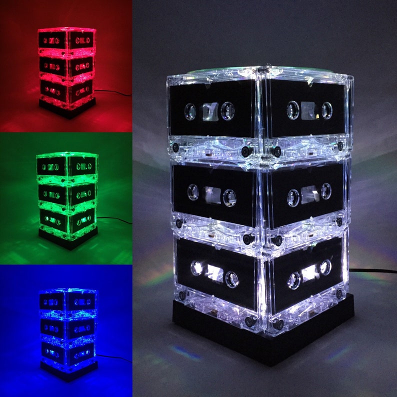 Cassette Tape Lamp color-changing Mixtape Light Mood Light image 2