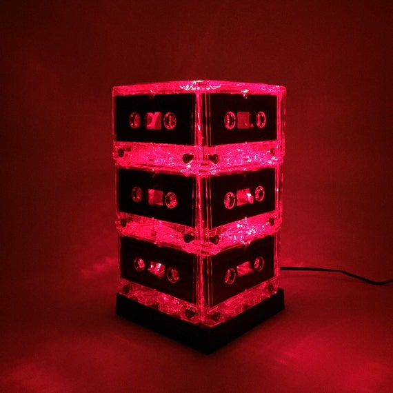 Black Friday Sale Red Cassette Tape Lamp Mixtape Light Il_570xn